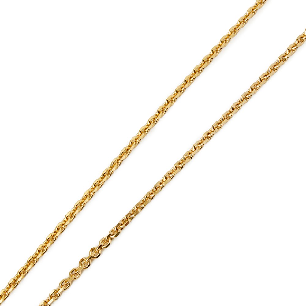 De Beers 18k Yellow Gold Sun Talisman Diamond Necklace