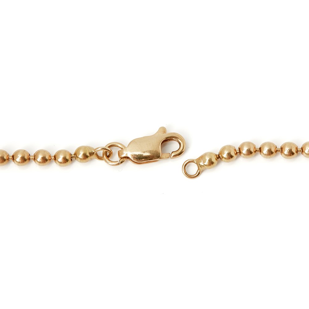 Chopard 18k Yellow Gold Happy Diamonds Pendant Necklace