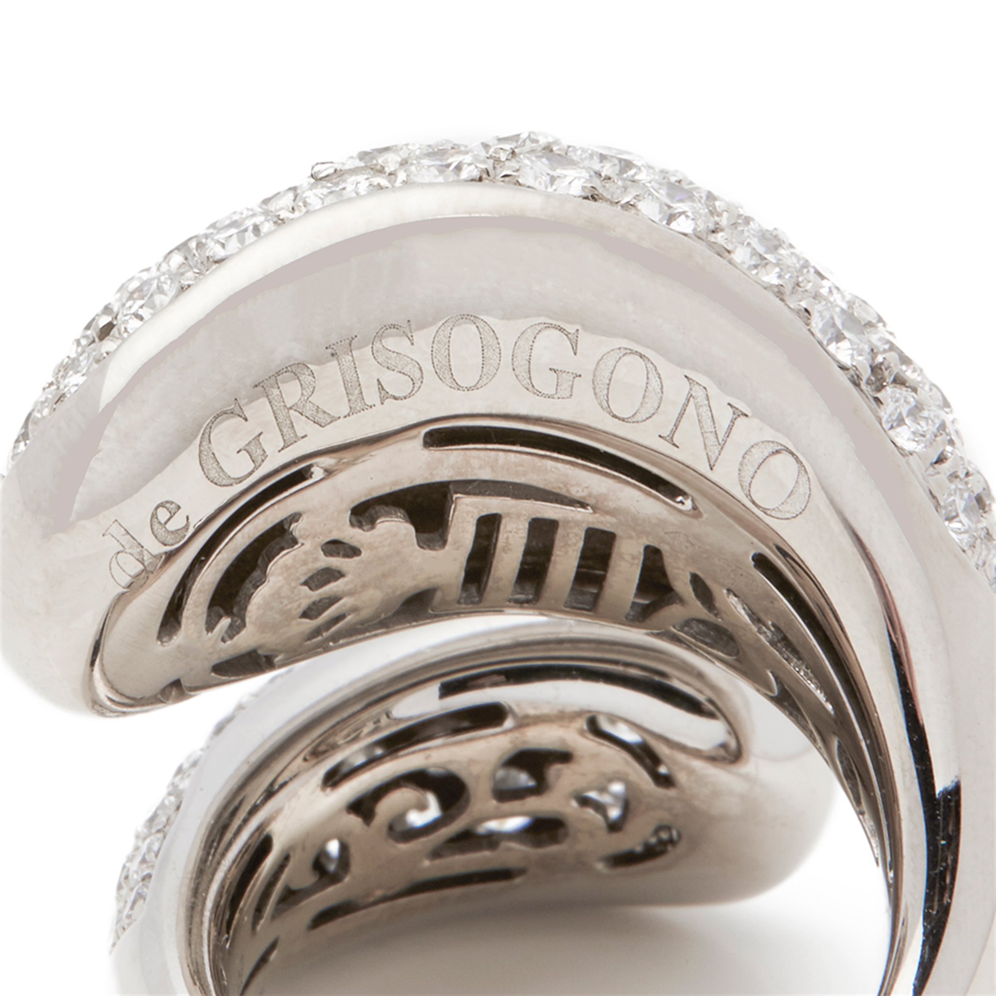 De Grisogono Diamond Contrario Cocktail Ring