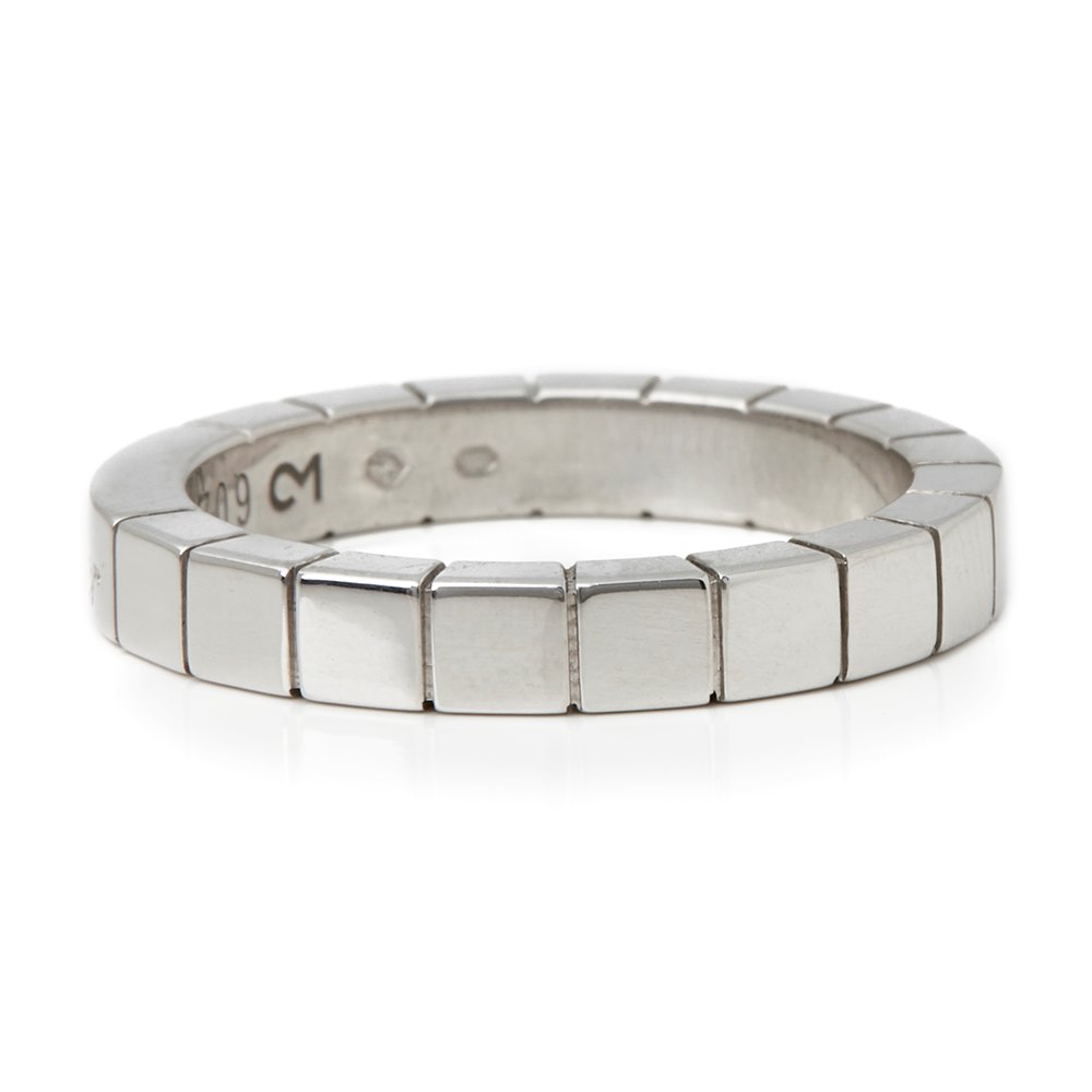 Cartier 18k White Gold Lanieres Band Ring