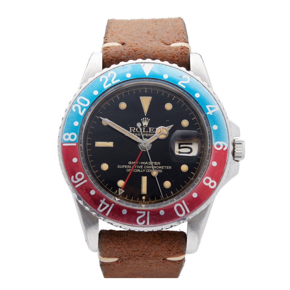 Rolex GMT-Master "Pepsi" Small GMT Hand Stainless Steel 1675