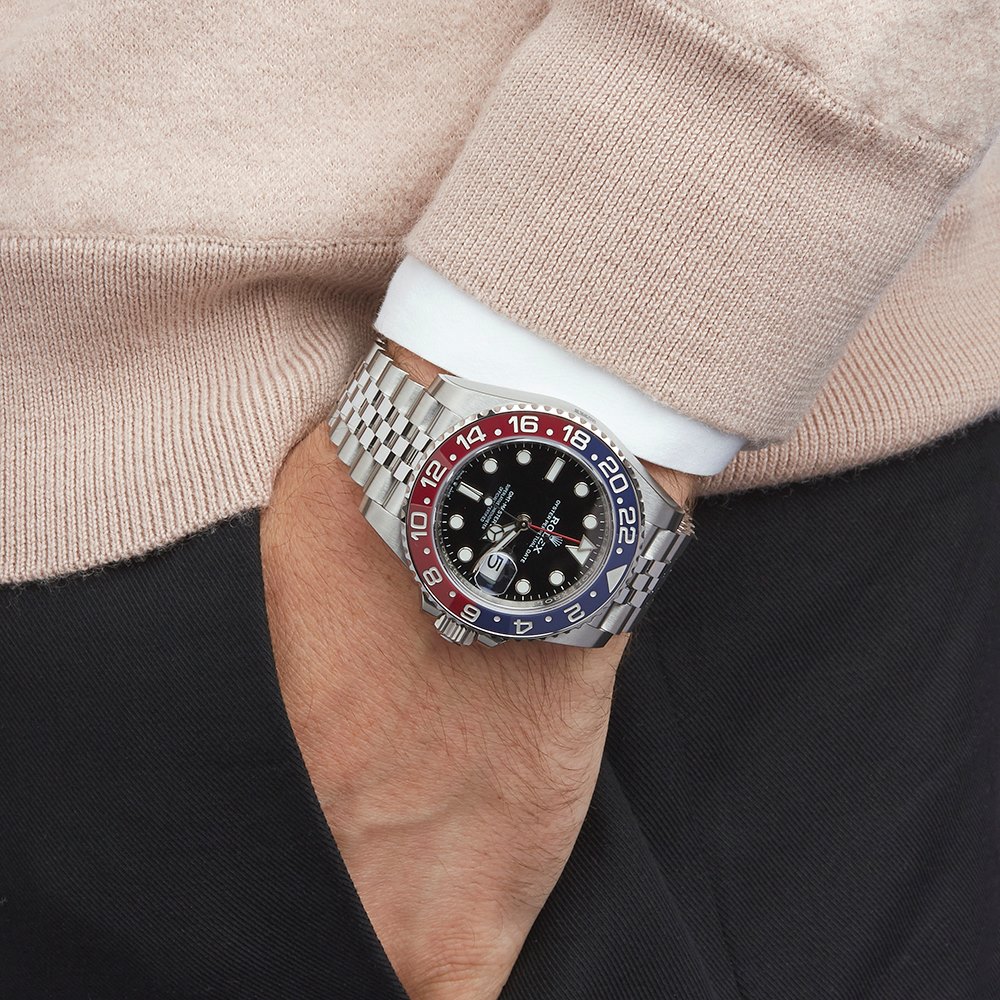 Pre Owned Rolex Watch Gmt Master Ii blro Xupes