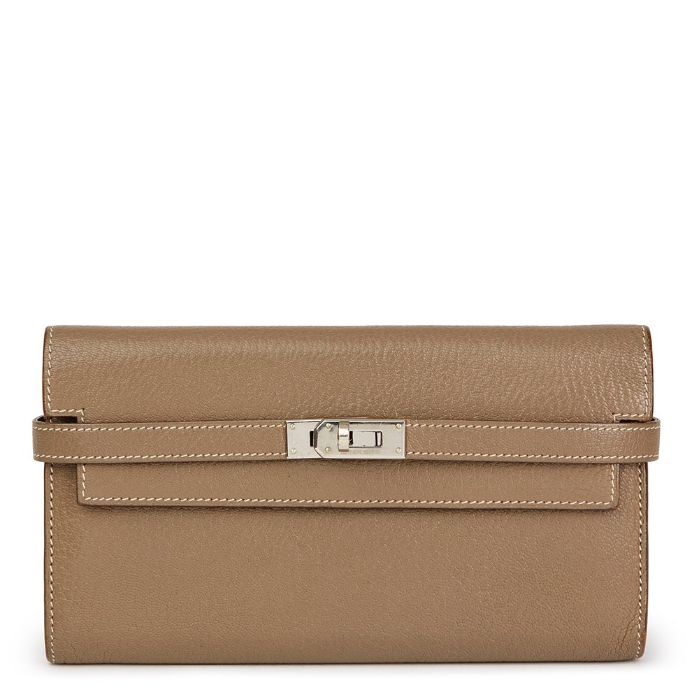 Hermès Kelly Long Wallet 2009 HB2046 | Second Hand Handbags | Xupes