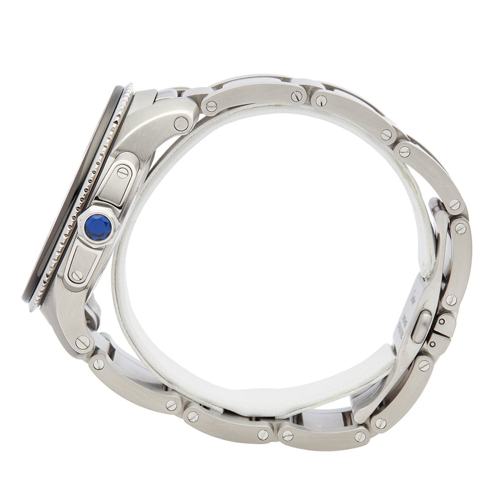 cartier calibre stainless steel bracelet