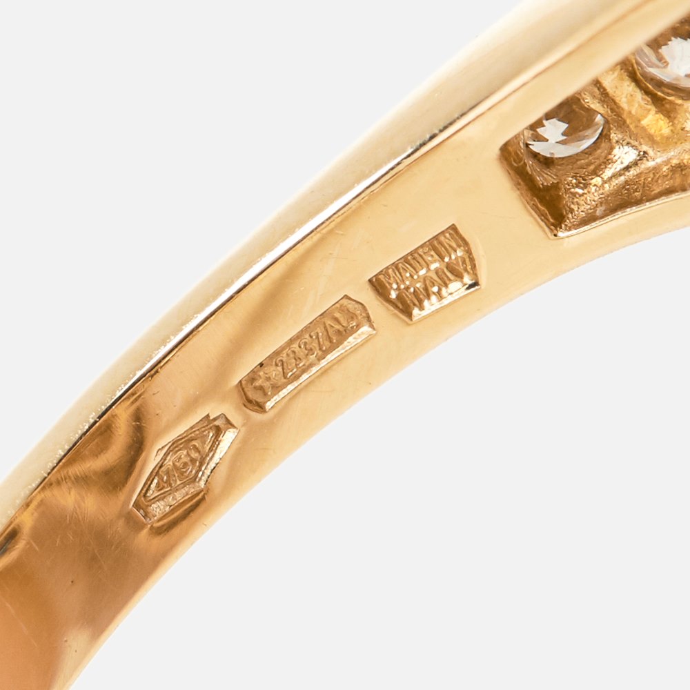 Bulgari 18k Yellow Gold Multi-Gemstone Allegra Ring