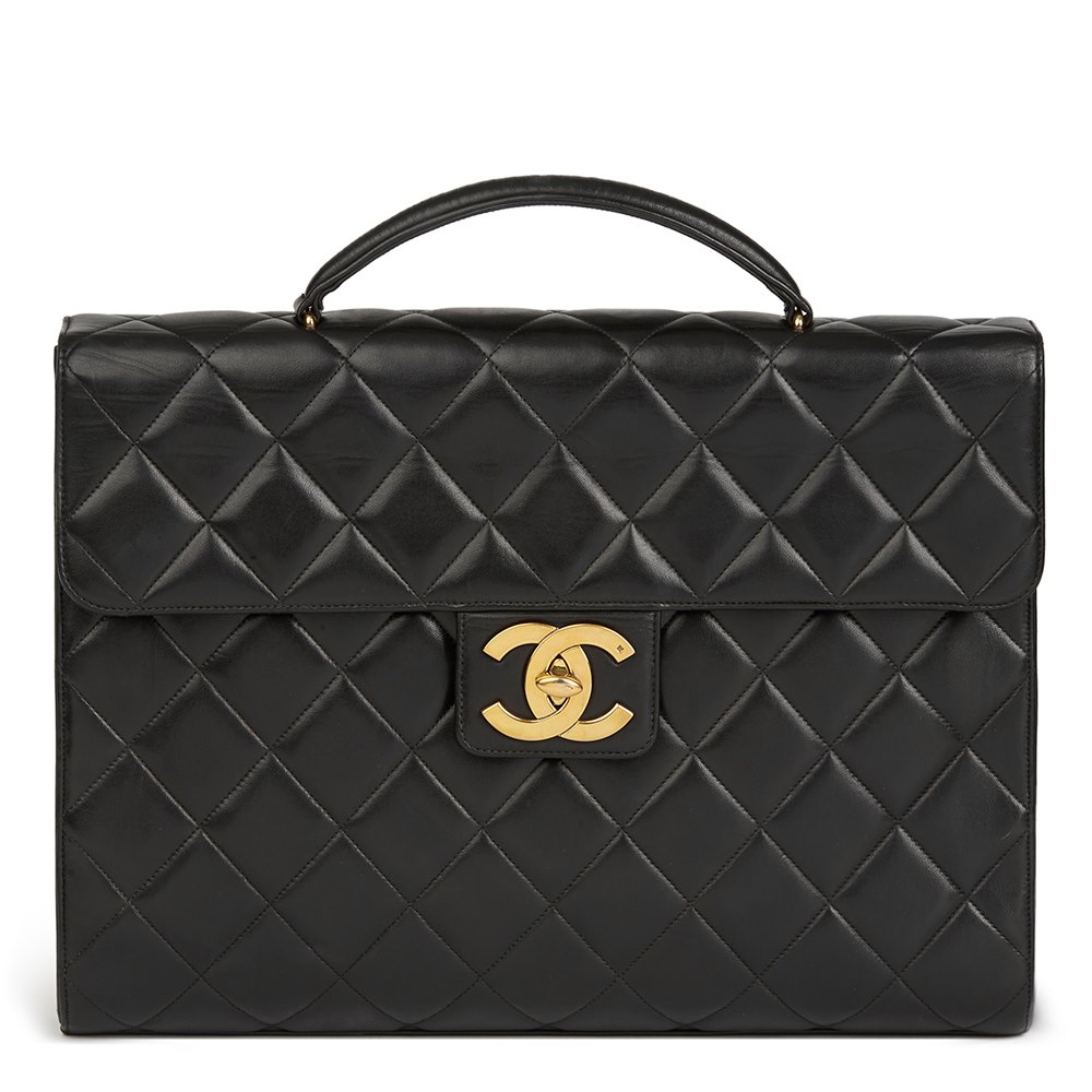 Chanel Jumbo XL Classic Briefcase 2005 HB2136 | Second Hand Handbags