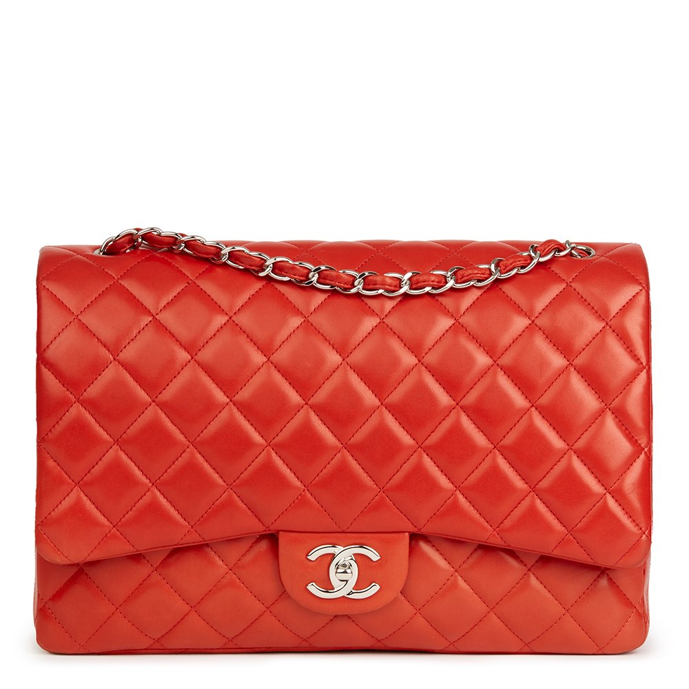 Chanel Maxi Classic Double Flap Bag 2011 HB2153 | Second Hand Handbags
