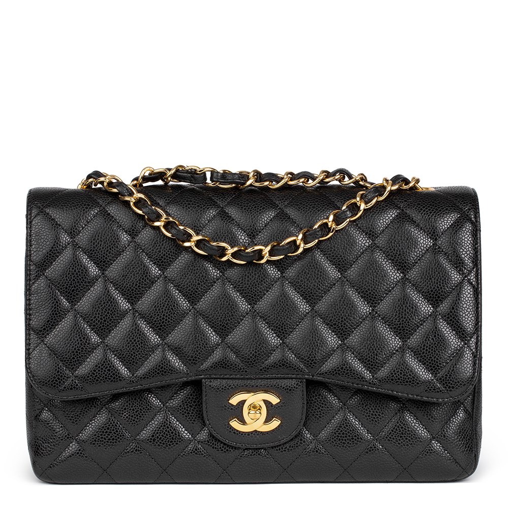Chanel Jumbo Classic Single Flap Bag 2009 HB2172 | Second Hand Handbags