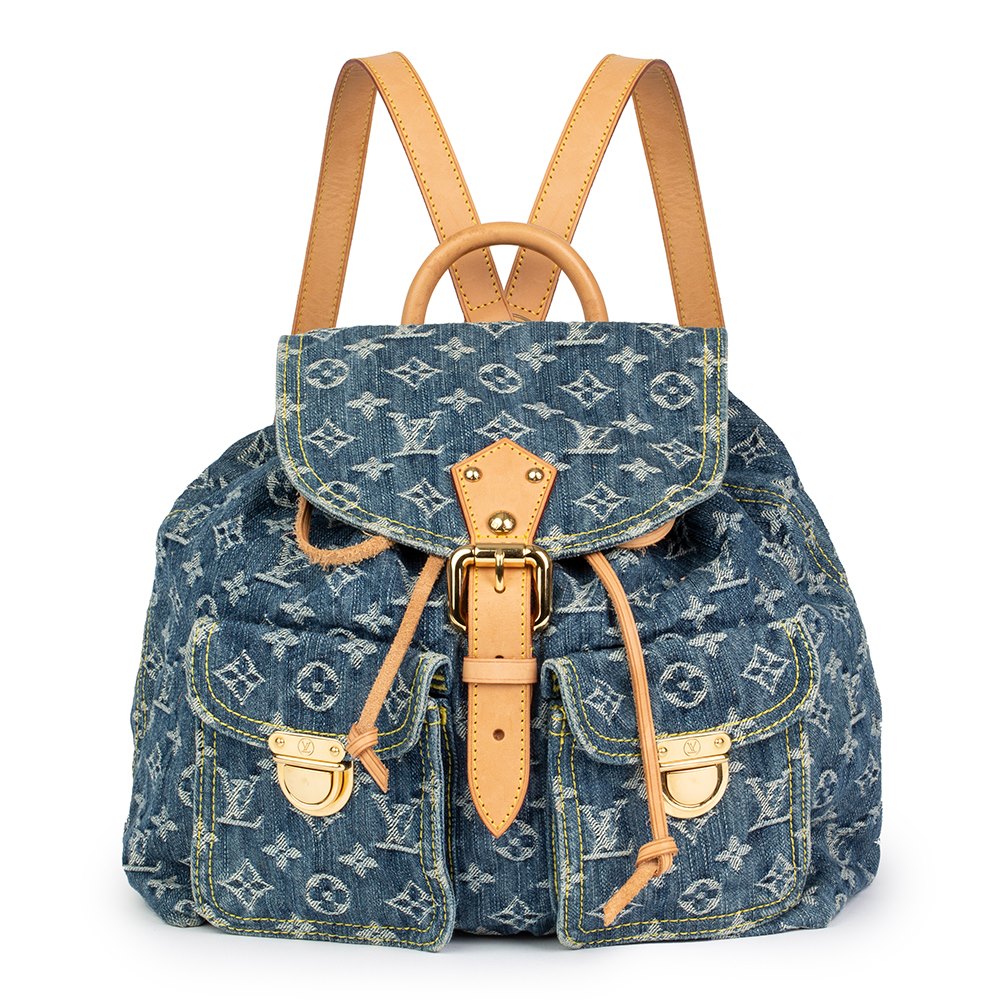Louis Vuitton Denim Backpack PM 2006 HB2173 | Second Hand Handbags