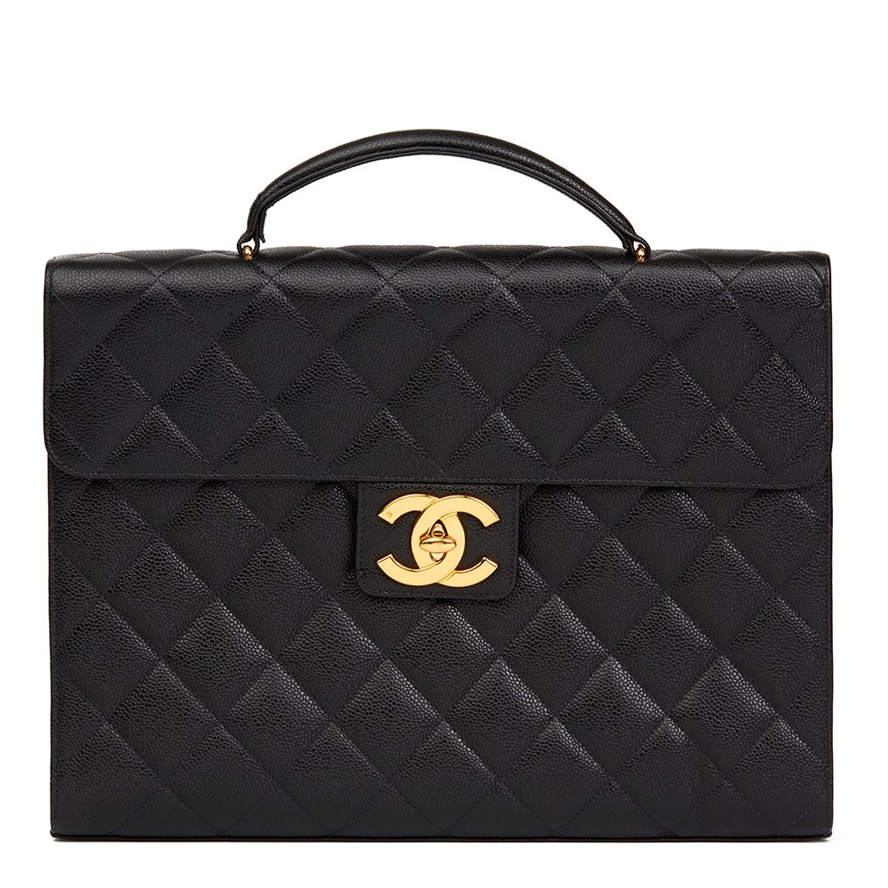 Chanel Jumbo XL Classic Briefcase 1996 HB2178 | Second Hand Handbags