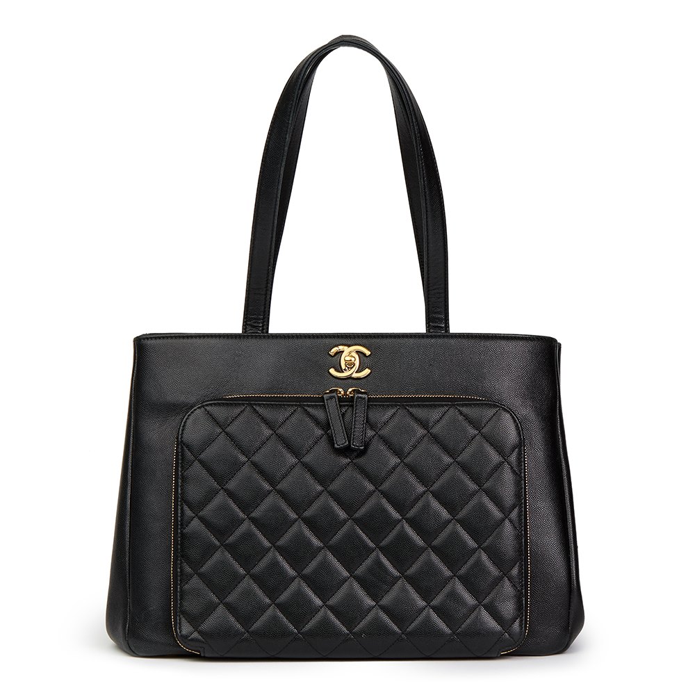 Chanel Large Shoulder Shopping Bag 2017 HB2186 | Second Hand Handbags