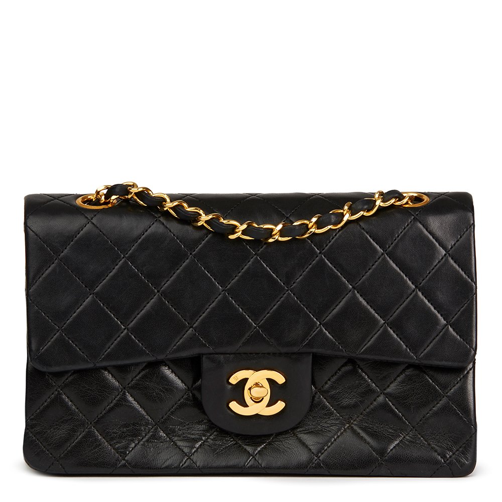 Chanel Small Classic Double Flap Bag 1990 HB2235 | Second Hand Handbags