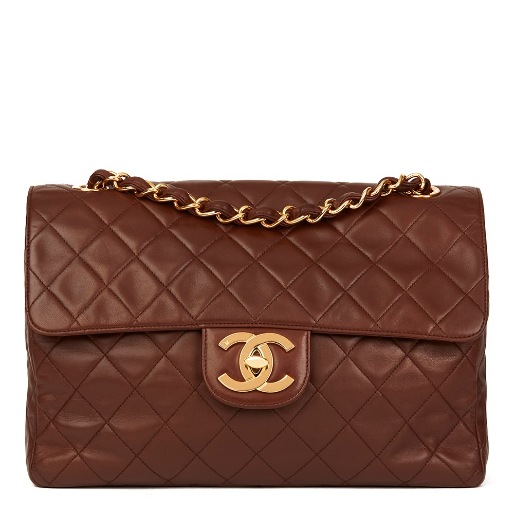 chanel jumbo brown