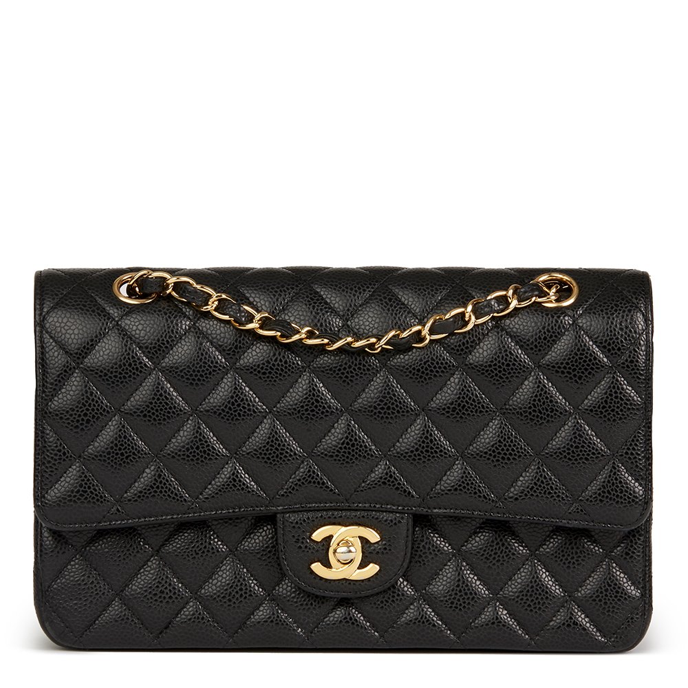 Chanel Medium Classic Double Flap Bag 2010's HB2295 | Second Hand Handbags
