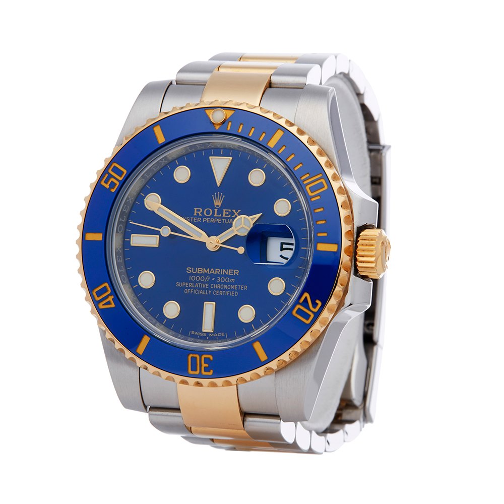 Rolex Submariner Stainless Steel & 18K Yellow Gold 116613LB
