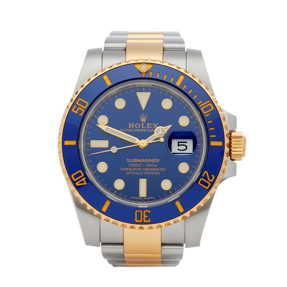 Rolex Submariner Stainless Steel & 18K Yellow Gold 116613LB