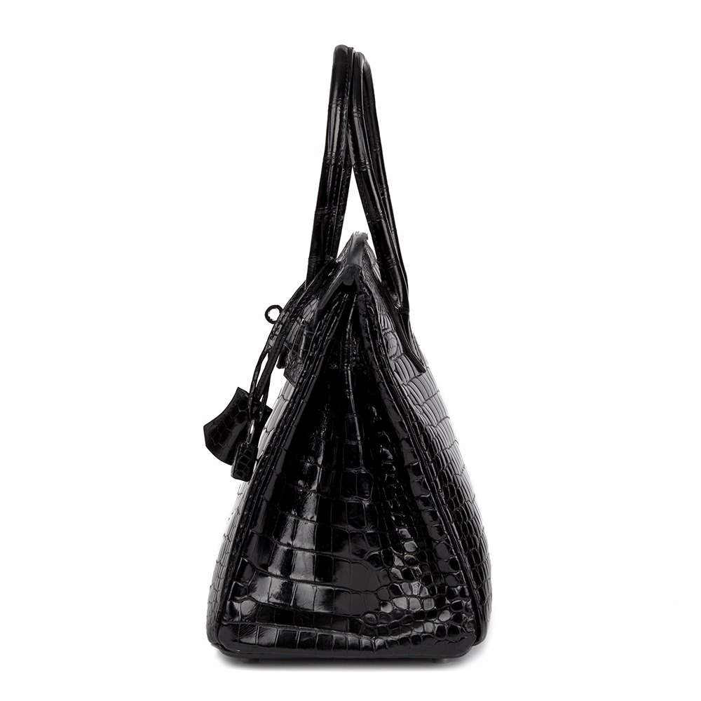 hermes black crocodile