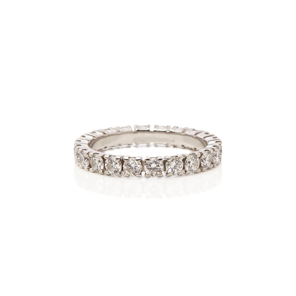 Cartier Platinum 1.55ct Full Diamond Destinée Eternity Ring