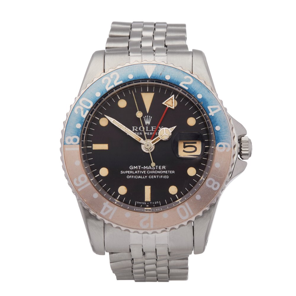 Rolex GMT-Master Pepsi Pcg Stainless Steel 1675