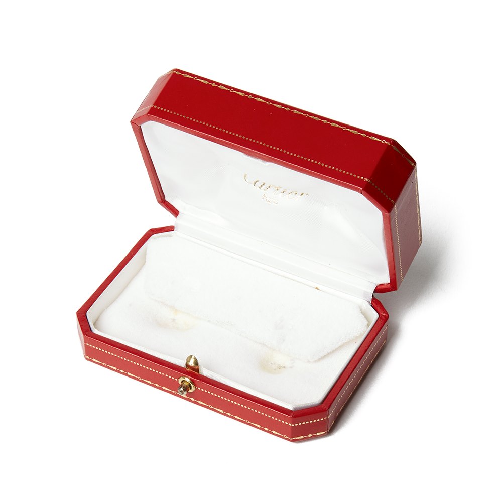 Cartier 18k Yellow Gold Diamond, Ruby & Emerald Byzanite Earrings