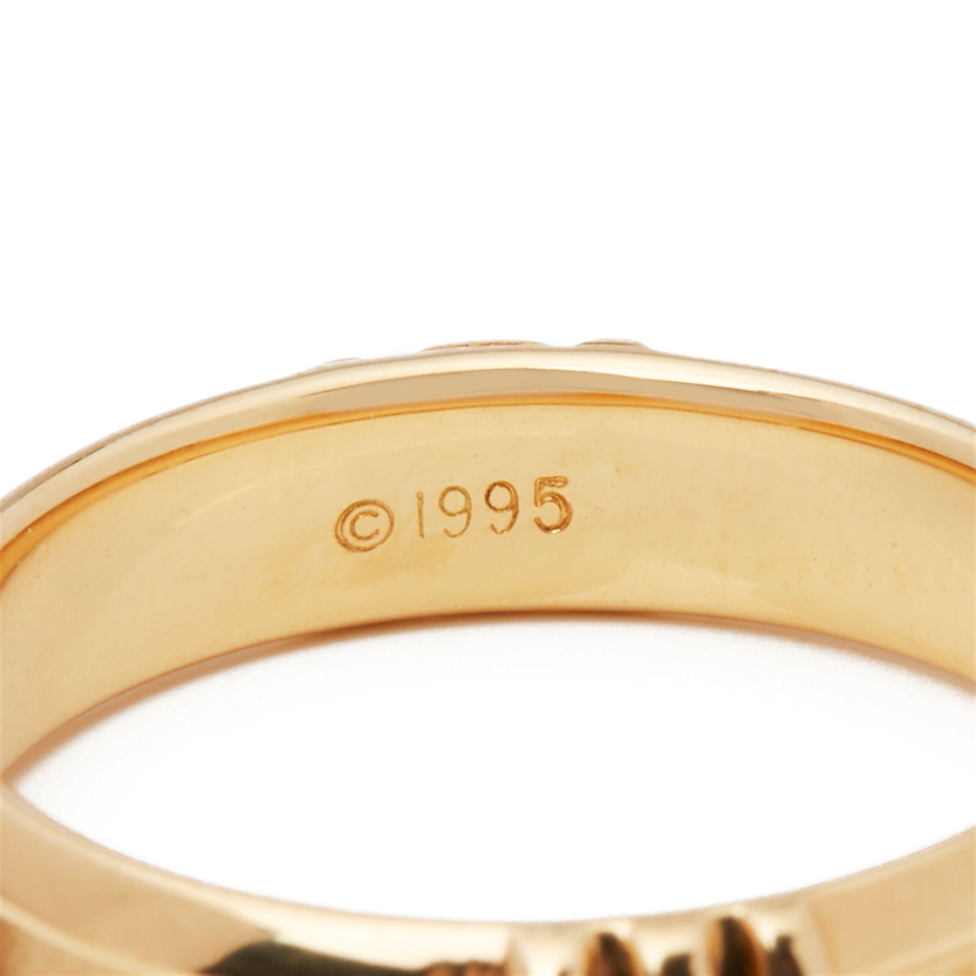 Tiffany & Co. 18k Yellow Gold 1995 Atlas Ring