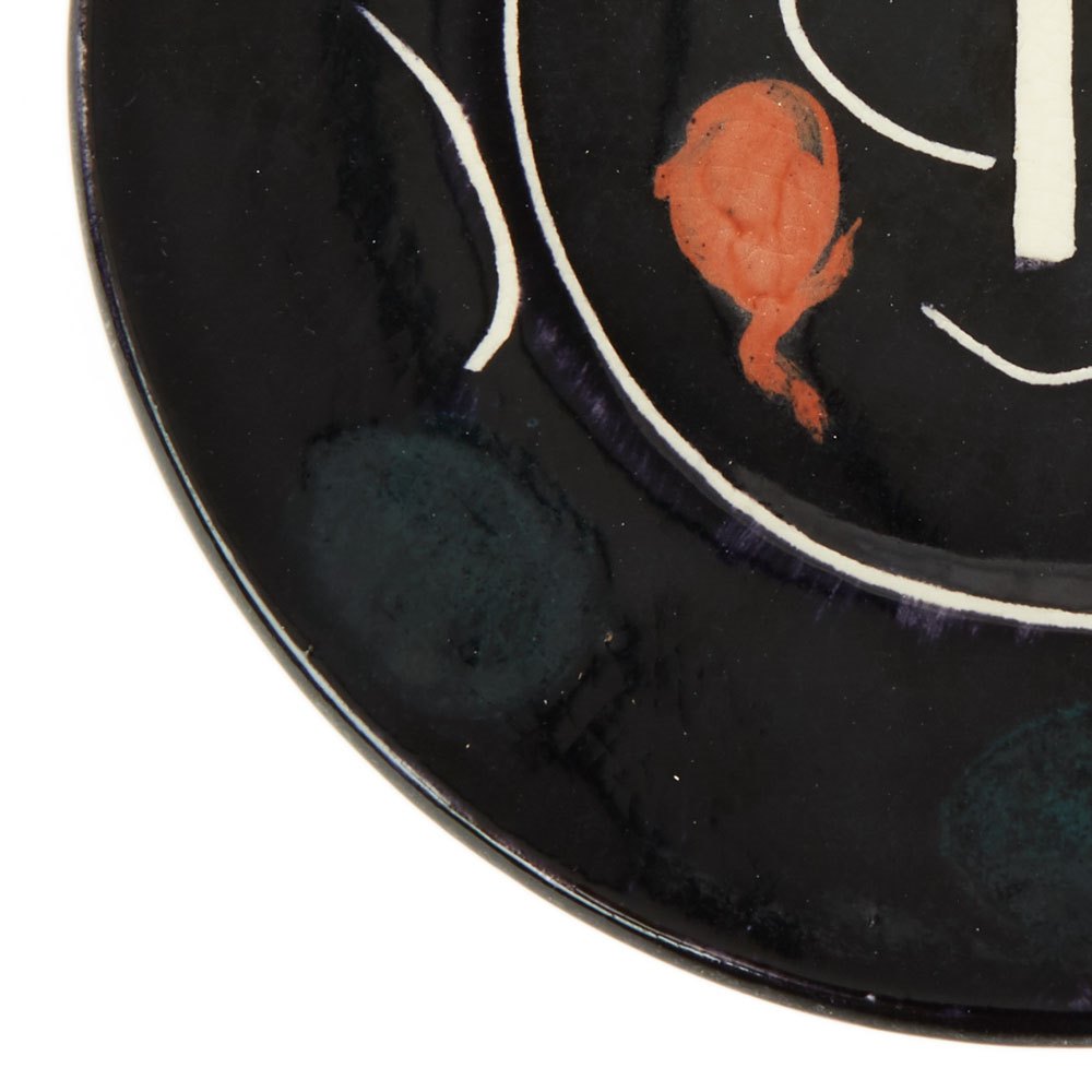 Pablo Picasso Ltd Edition Service Visage Noir Plate 1948 Made in 1948