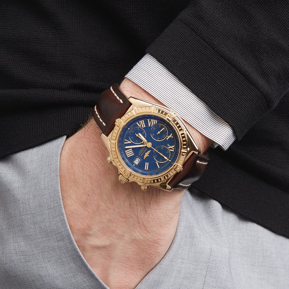 breitling crosswind 18k gold