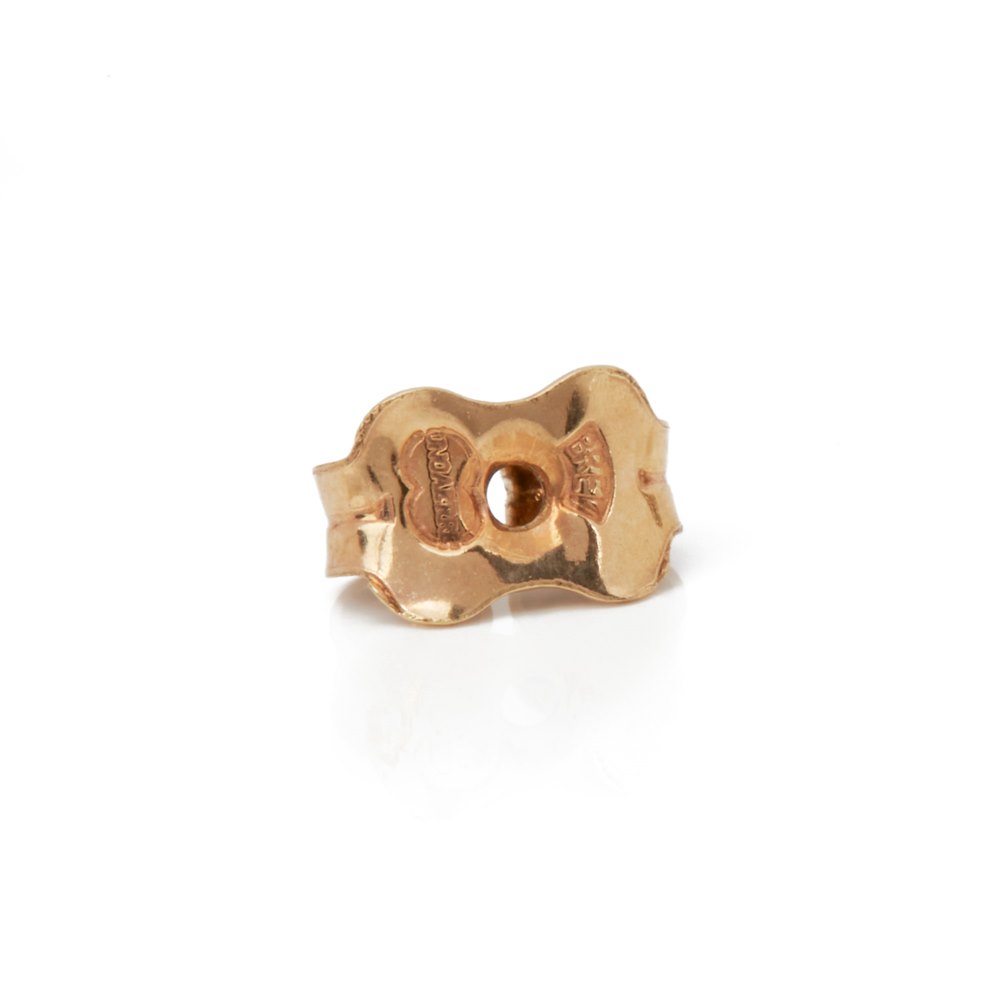 Cultured Pearl 9k Rose Gold Pearl Stud Earrings