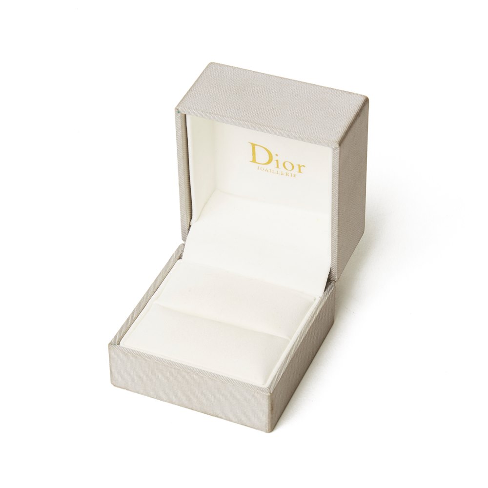 Dior 18k White Gold Diamond Heart Ring