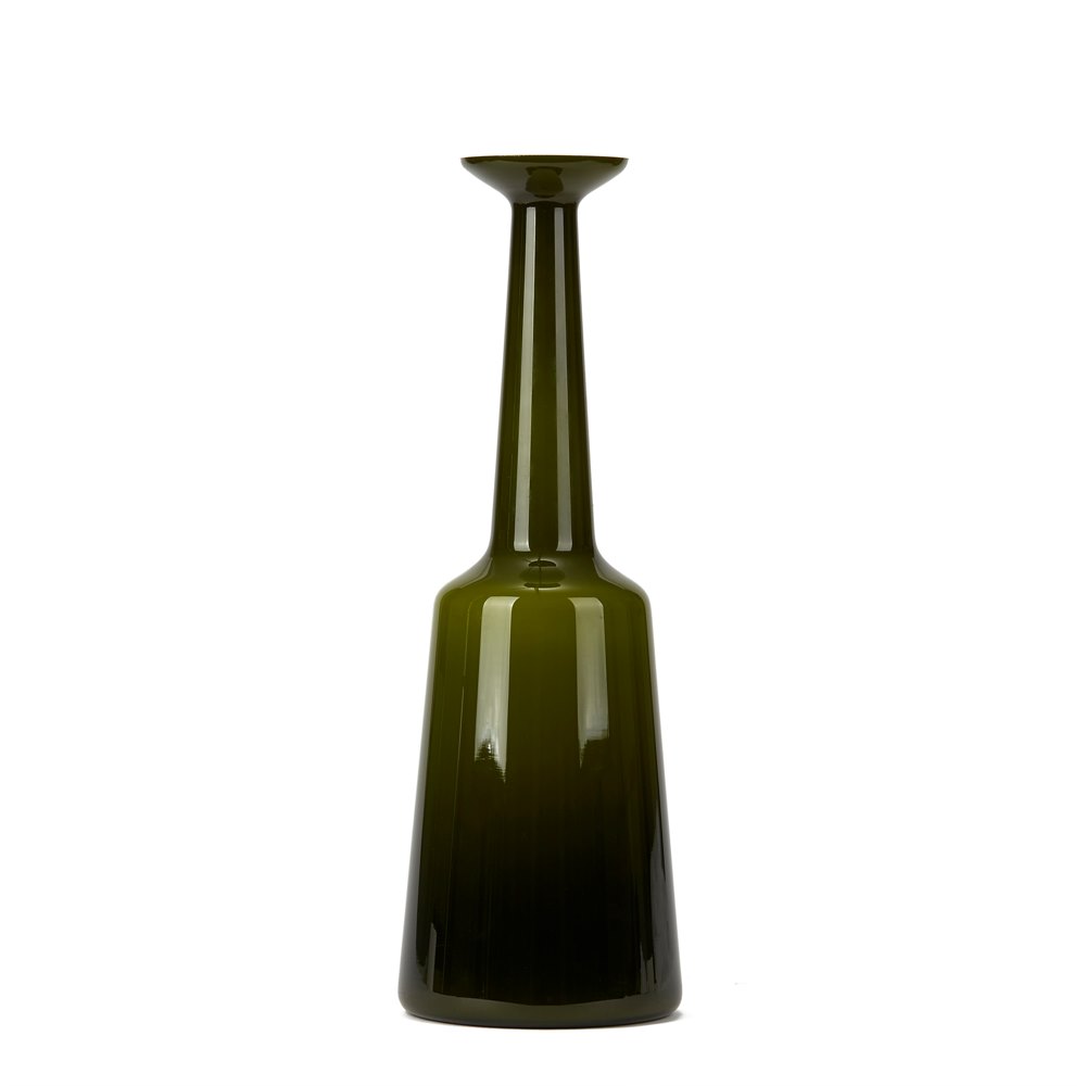 KASTRUP HOLMEGAARD RARE CASED GLASS LAMP BASE c.1960-70 Circa 1960-70
