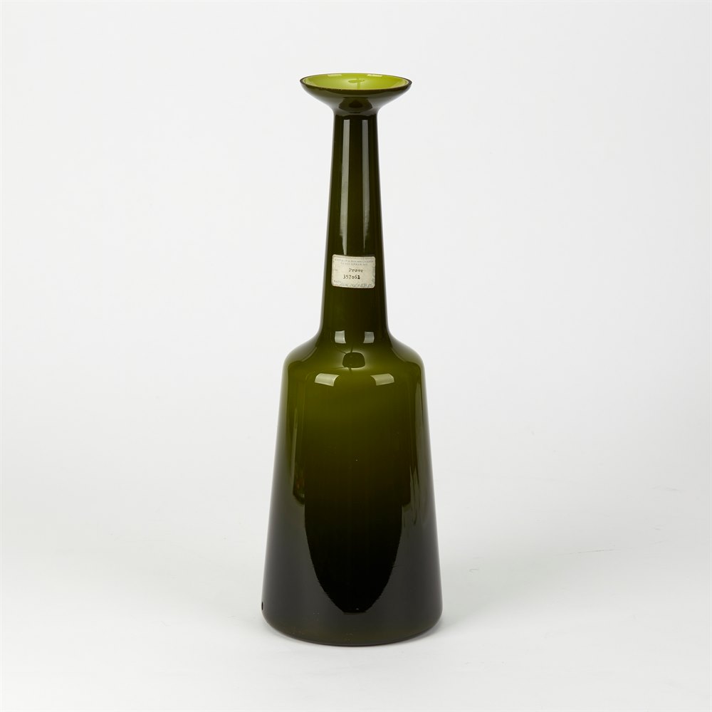 KASTRUP HOLMEGAARD RARE CASED GLASS LAMP BASE c.1960-70 Circa 1960-70