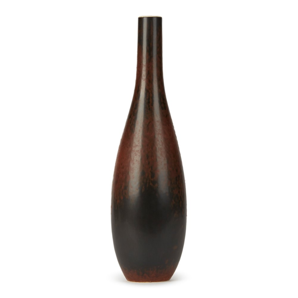PORCELAIN BOTTLE VASE CARL HARRY STǺLHANE FOR RÖRSTRAND Mid 20th Century