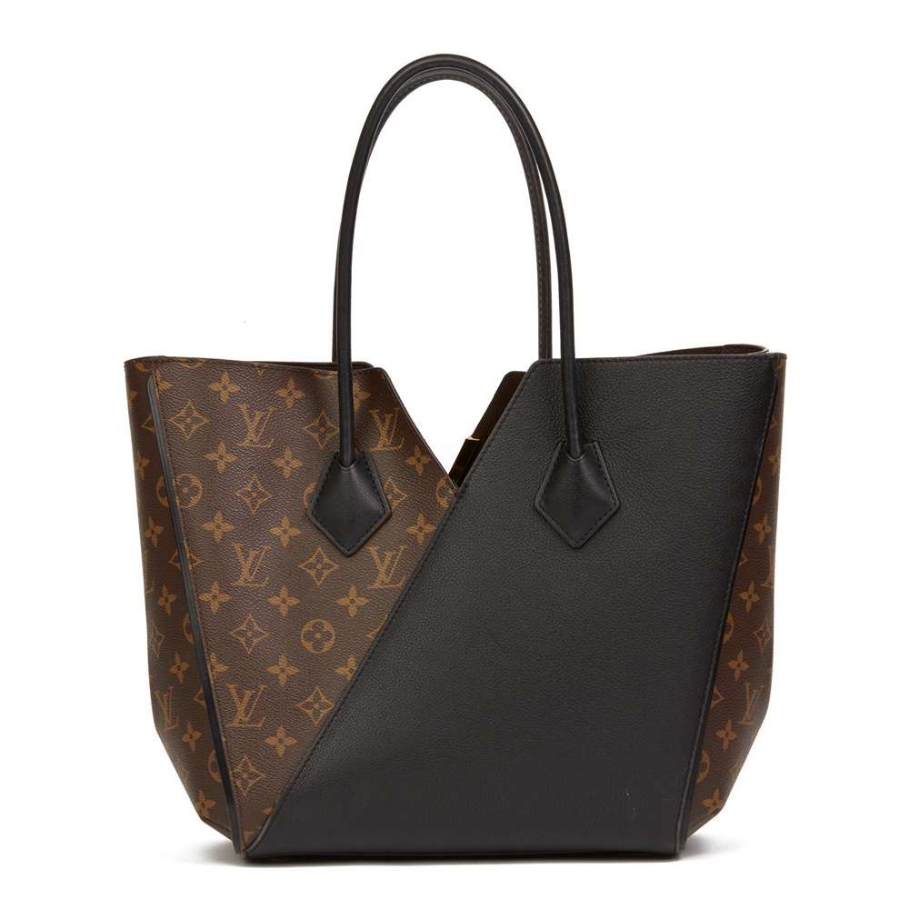 louis vuitton purse half black