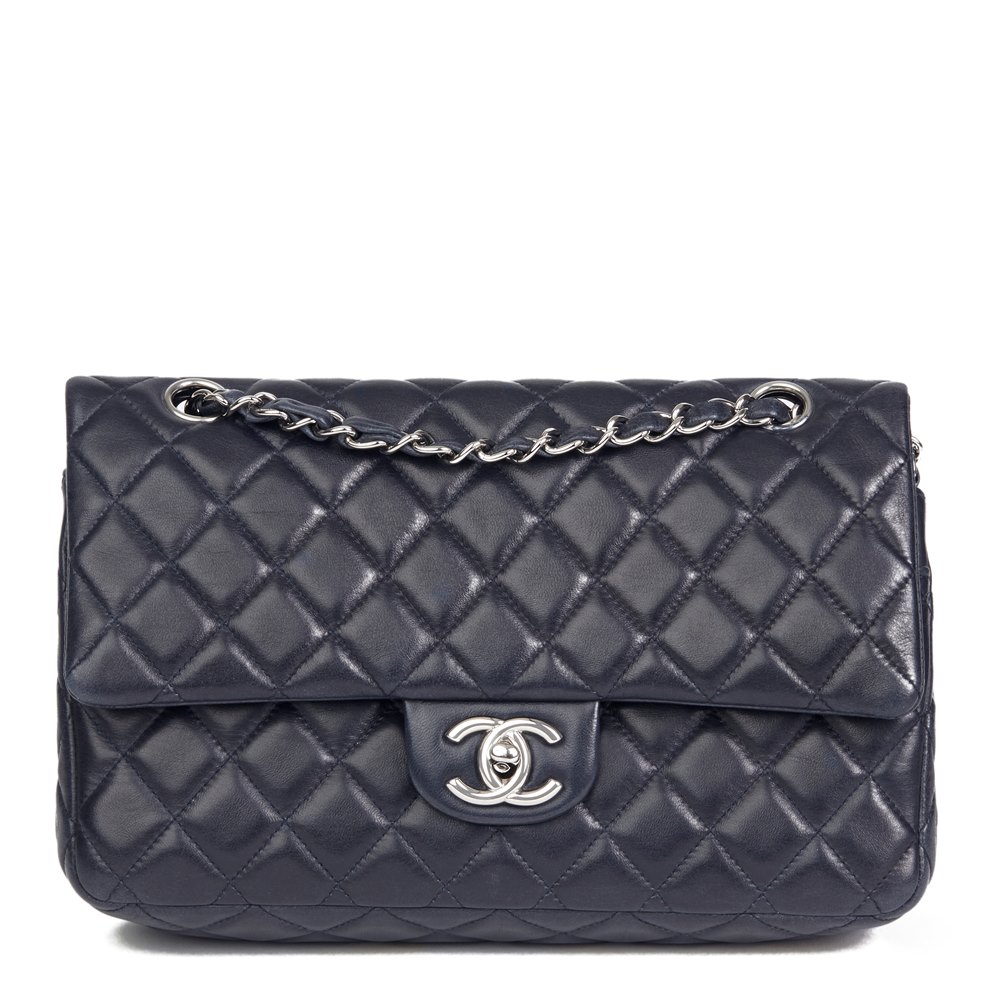 quilted gancini flap bag