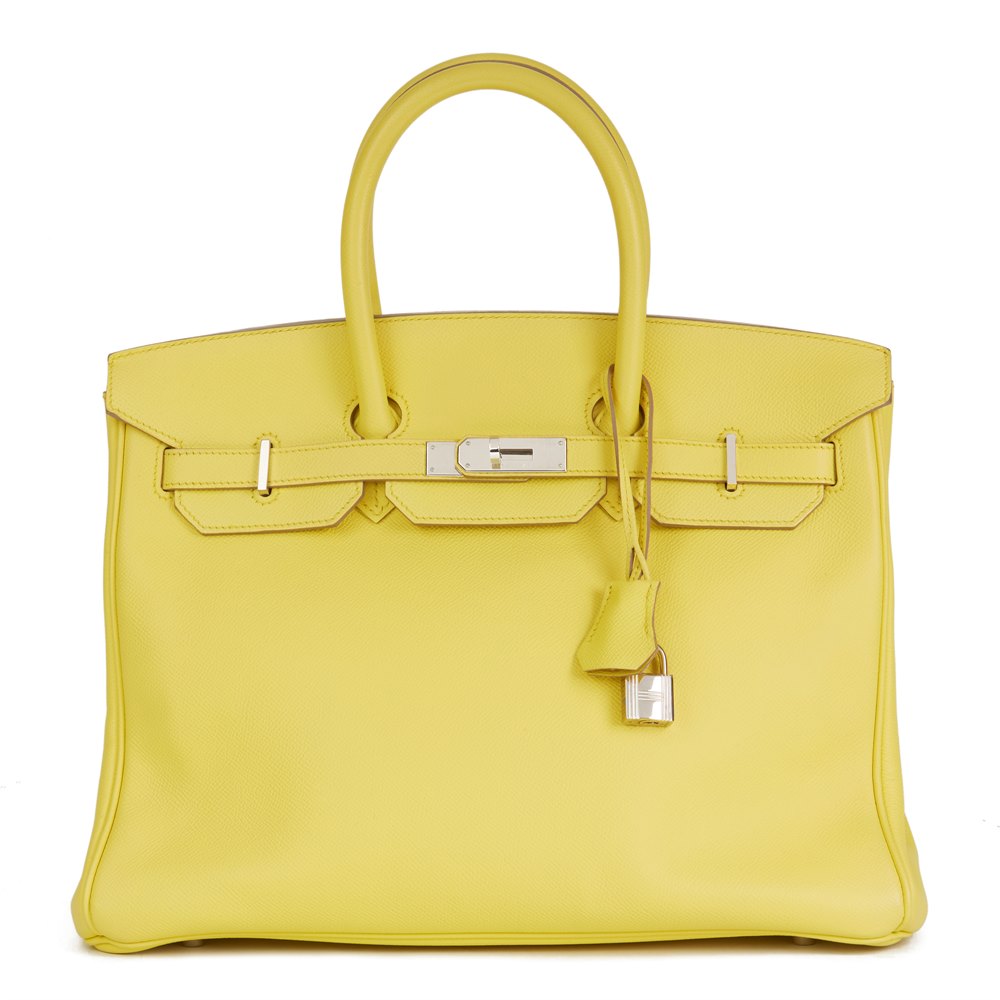 hermes birkin bag yellow