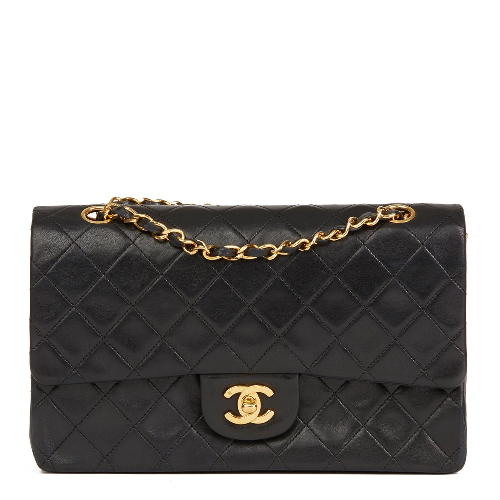 Chanel Medium Classic Double Flap Bag 1990 HB2615 | Second Hand Handbags