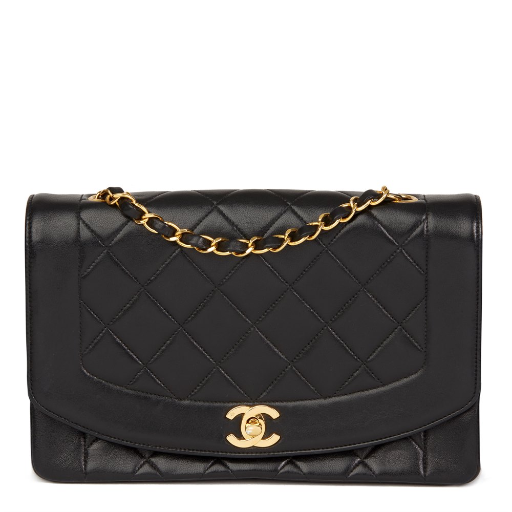 Chanel Medium Diana Classic Single Flap Bag 1991 HB2639 | Second Hand ...
