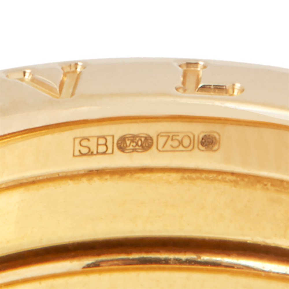 Bulgari 18k Yellow Gold 3 Band B.Zero 1 Ring