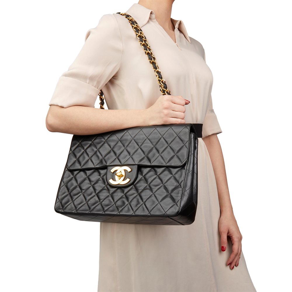 Chanel Maxi Jumbo XL Flap Bag 1994 HB2704 | Second Hand Handbags
