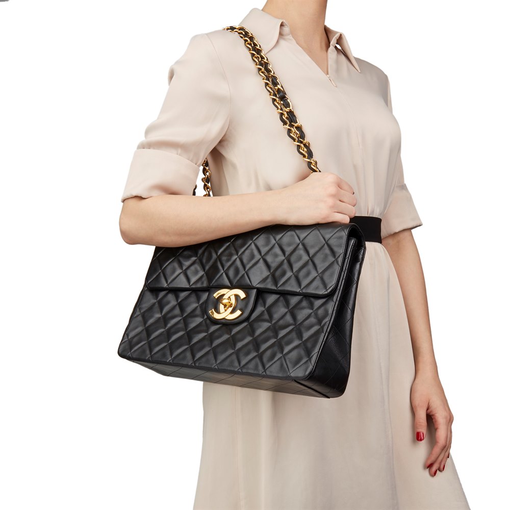 Chanel Maxi Jumbo XL Flap Bag 1994 HB2705 | Second Hand Handbags