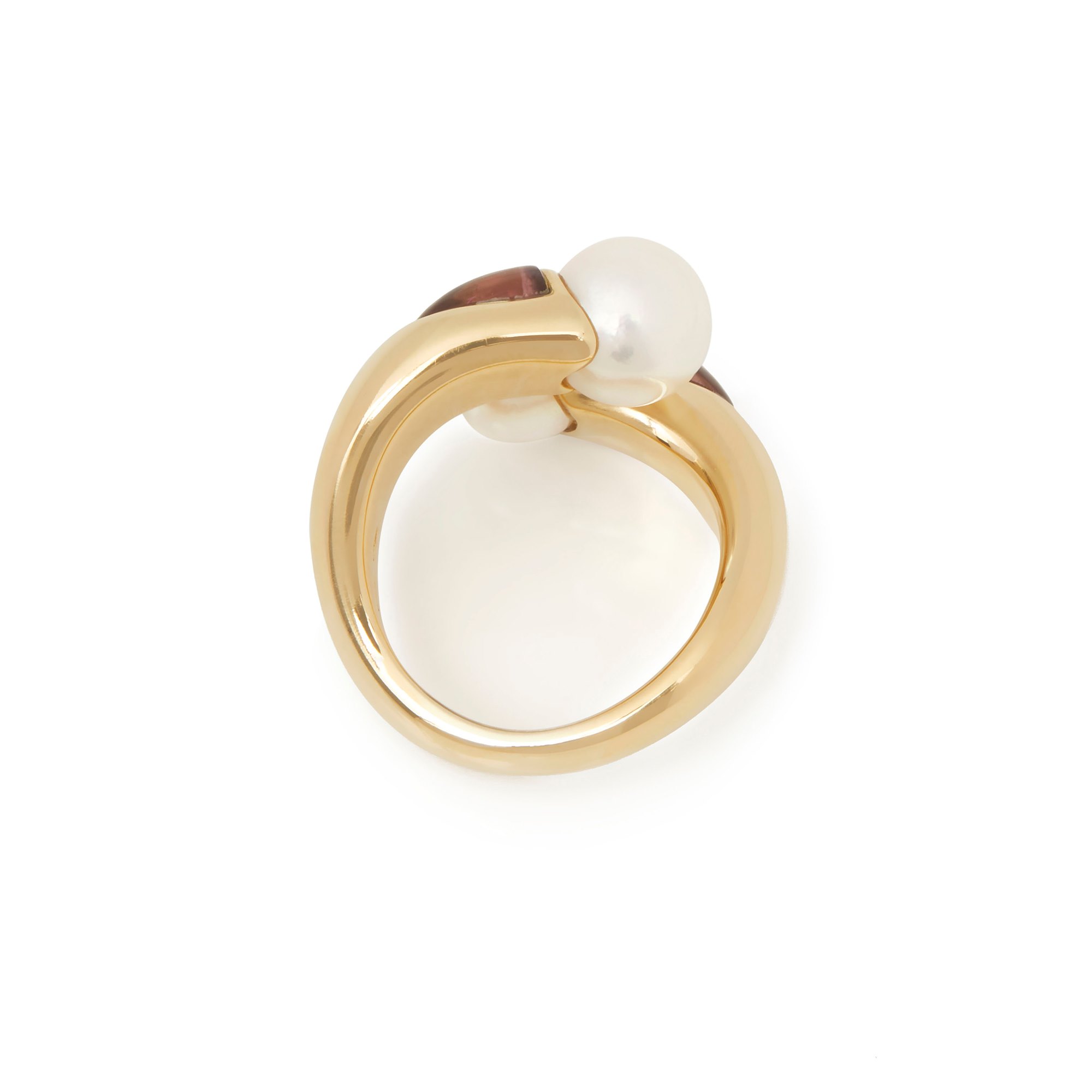 Mikimoto Akoya Pearl & Tourmaline Ring