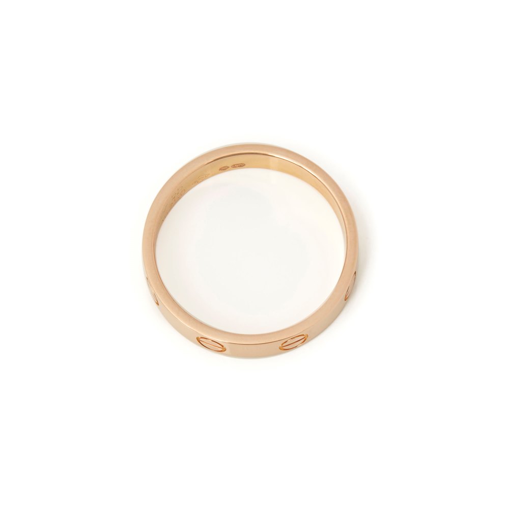 Cartier 18k Rose Gold Mini Love Ring