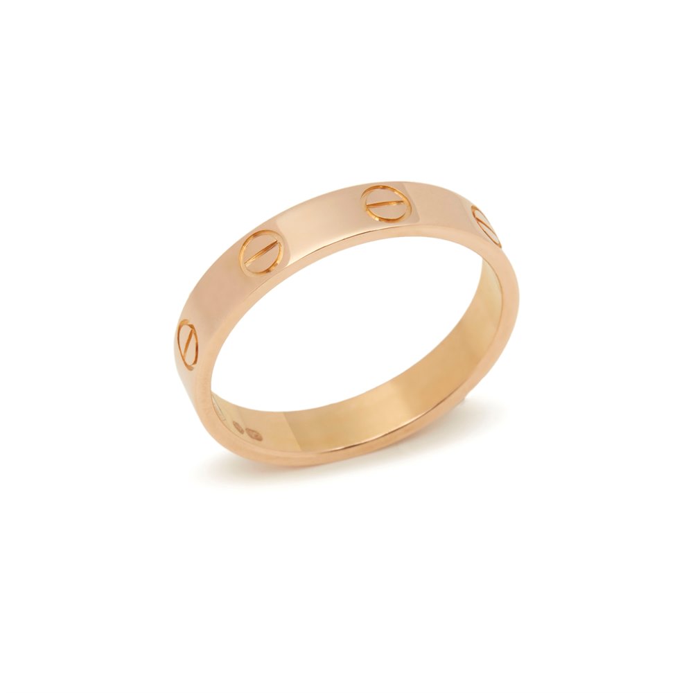 Cartier 18k Rose Gold Mini Love Ring