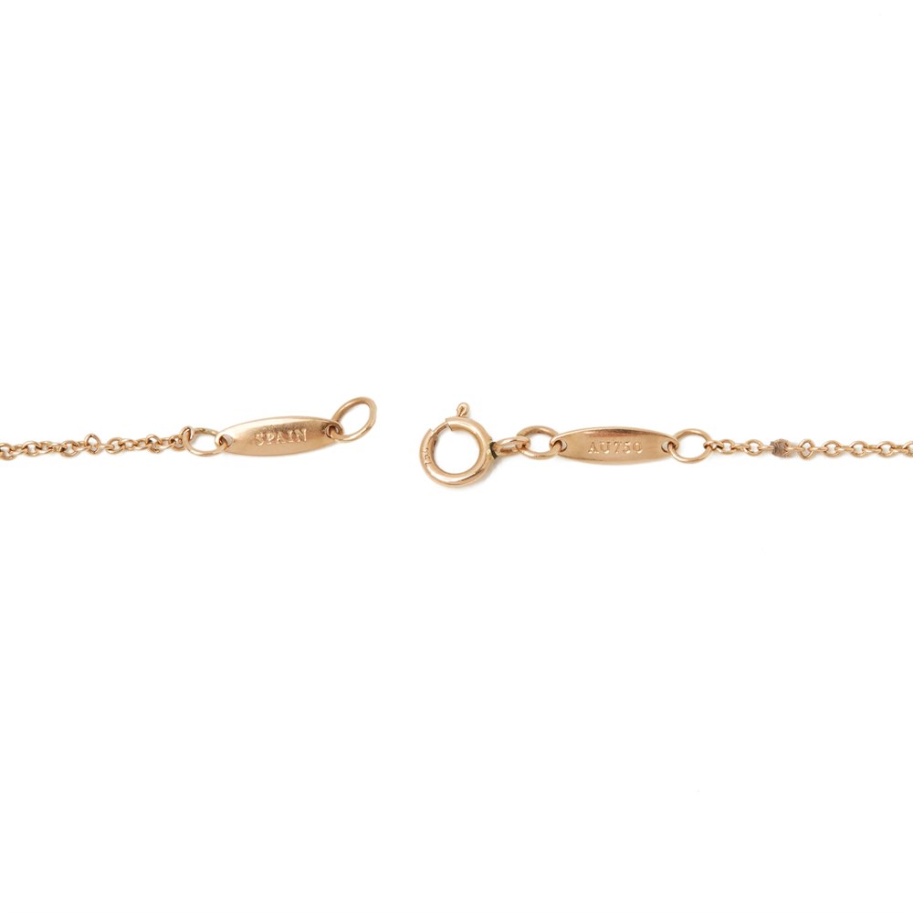 Tiffany & Co. 18k Rose Gold Heart Elsa Peretti Necklace