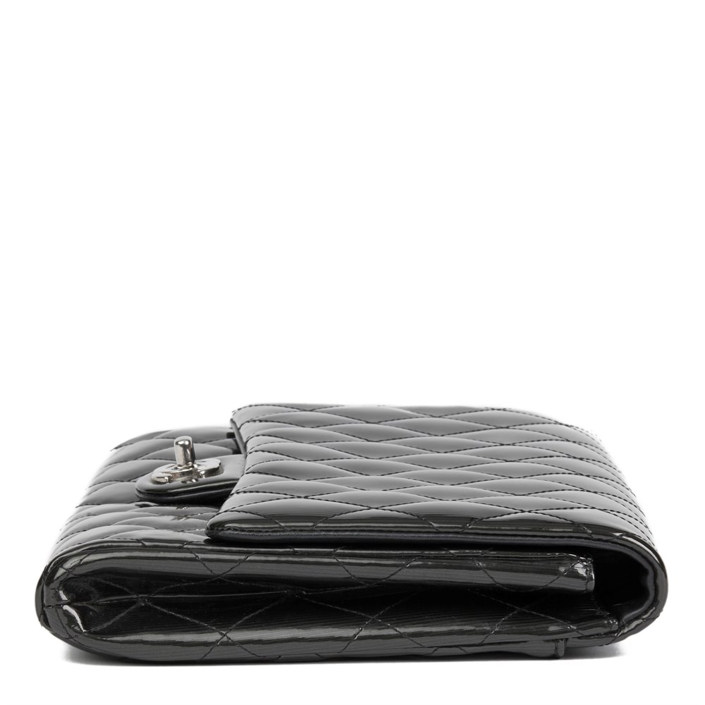 chanel patent leather clutch