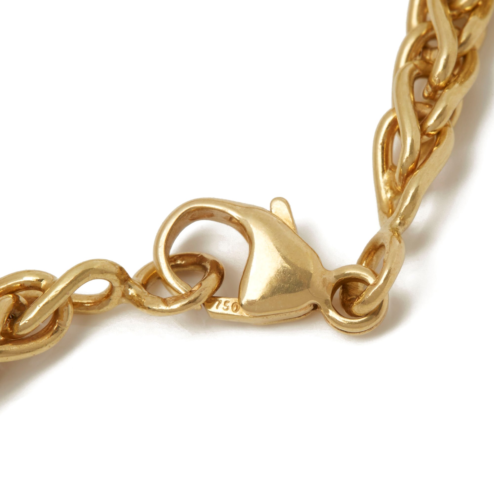 Boodles 18k Yellow Gold Diamond Hug Necklace