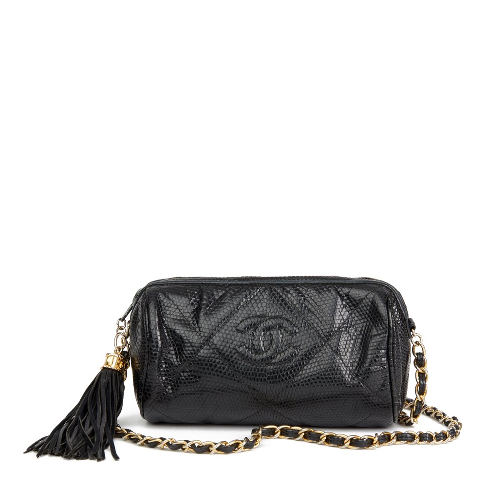 Chanel Timeless Fringe Shoulder Pochette 1987 HB2757 | Second Hand Handbags