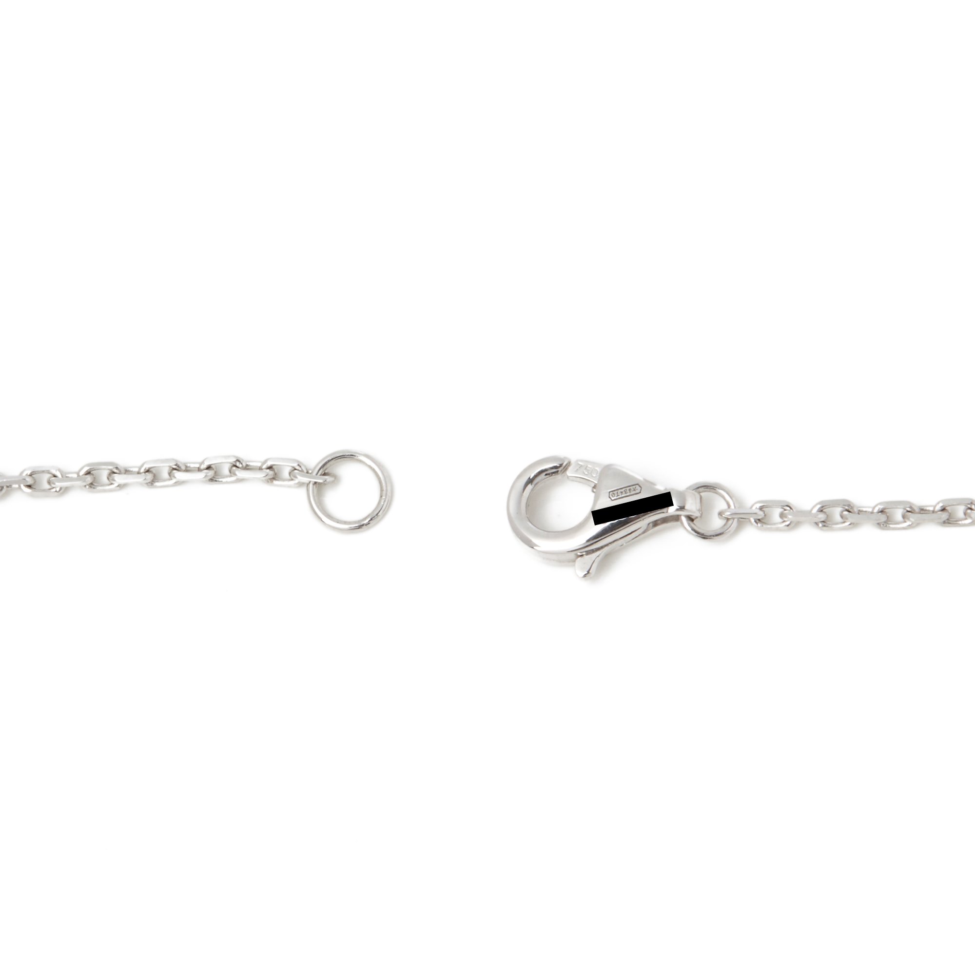 Cartier 18k White Gold Diamond Etincelle Necklace