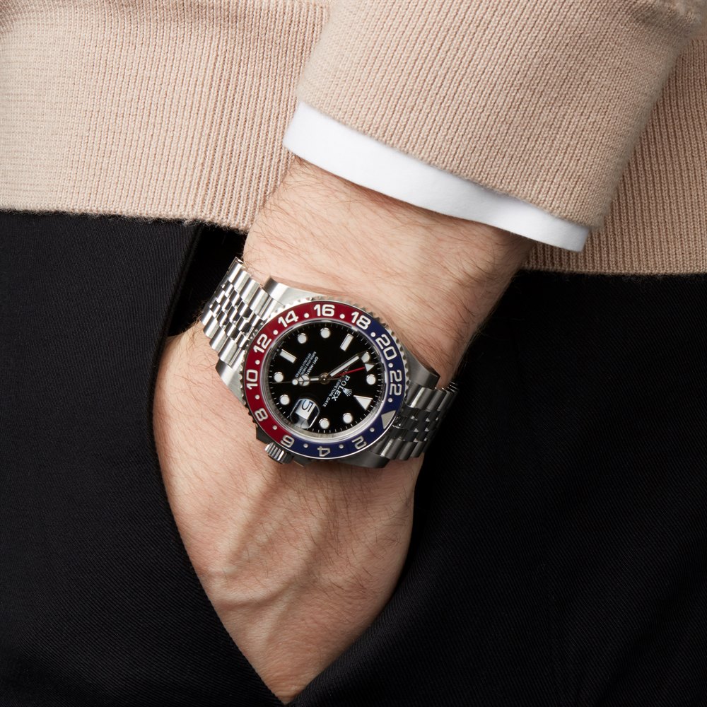 Pre Owned Rolex Watch Gmt Master Ii blro Xupes