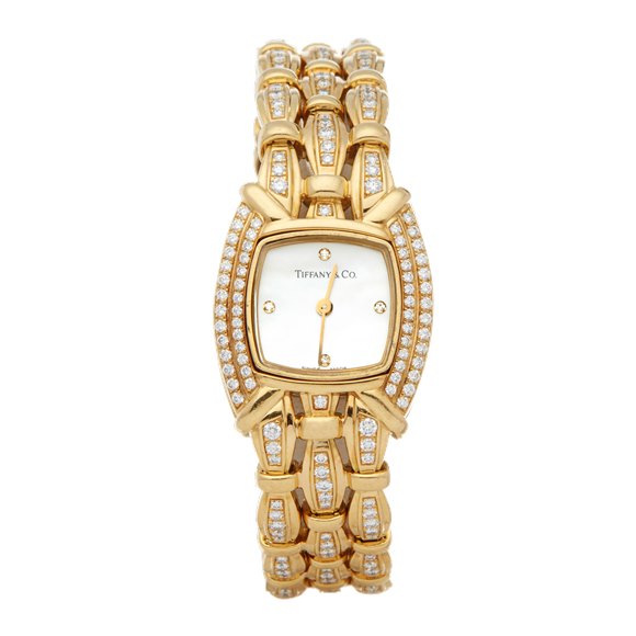 Tiffany tesoro Diamond Mother of Pearl Yellow Gold - L0133